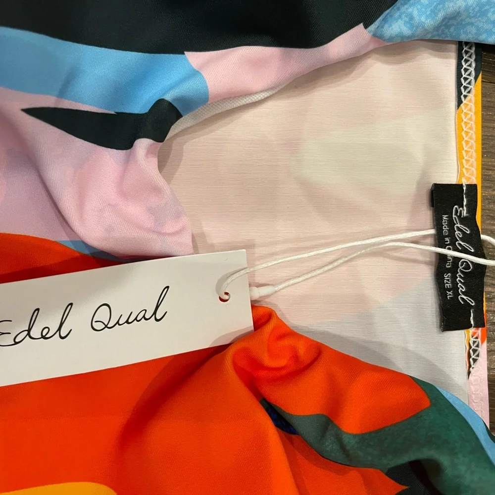 Edel Qual Multicolor Abstract Tank Top - Picture 3 of 3